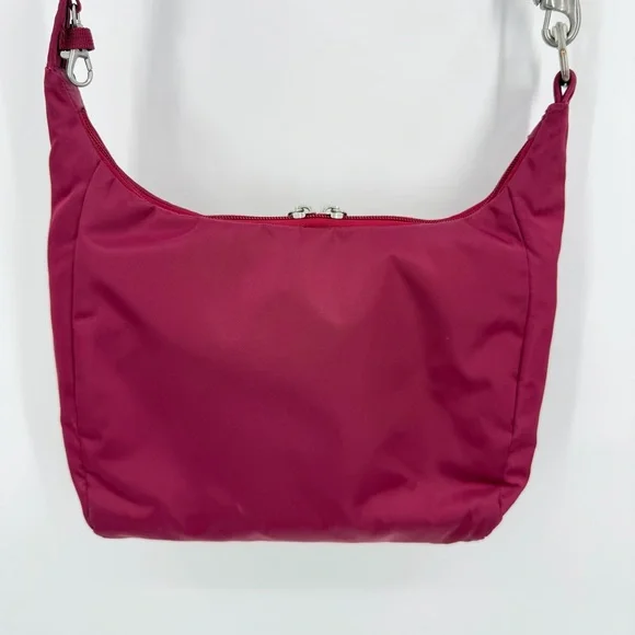 TravelSmith Pacsafe Citysafe RFID Crossbody Bag with Anti-Theft Burgundy - Picture 9 of 16